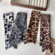 豹纹长条ins丝巾女2025新款 高级感气质百搭飘带发带绑发头绳发饰