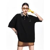 polo衫 潮流2025新款 男潮牌夏季 修身 百搭体恤上衣 t恤韩版 翻领短袖