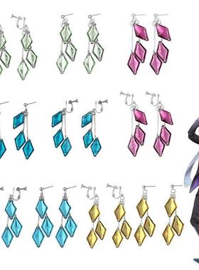 扭曲仙境游戏周边耳环cosplay耳夹FLOYD JADE 小美人鱼组耳钉饰品