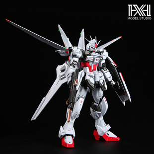 星海板喷 万代RG空战型威力型 脉冲高达SEED拼装模型 成品 现货