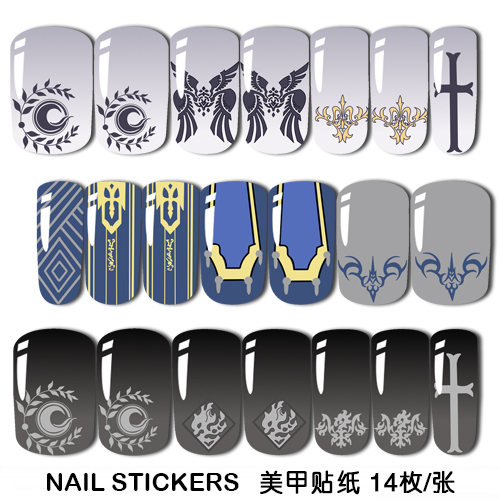 动漫周边美甲贴纸指甲贴纸