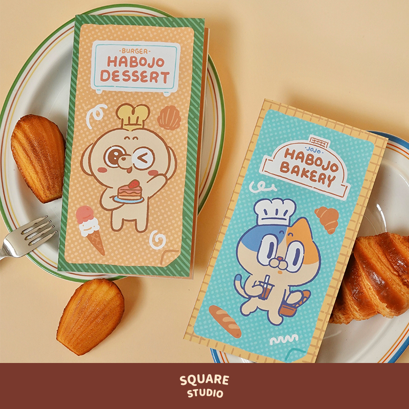 【平方Studio】HABOJO手帐本 原创手绘可爱猫狗插画TN内芯替芯