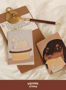 【平方Studio】皮革联名护照本 艺术家创意手帐本替芯混合TN内芯