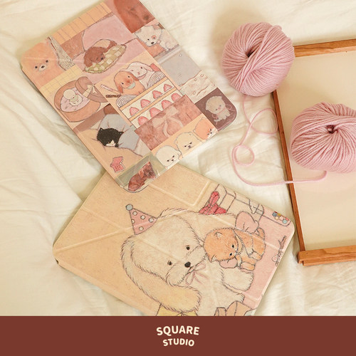 艺术家皮革联名iPad壳小猫小狗