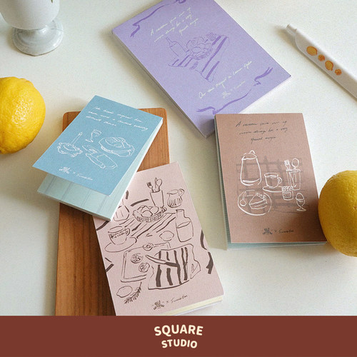 【平方Studio】悠长假日便签本 原创手绘todolist手帐素材m5a7