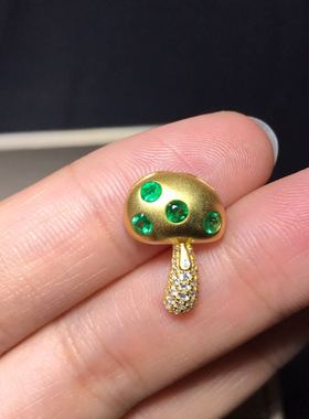 天然古法祖母绿吊坠特惠