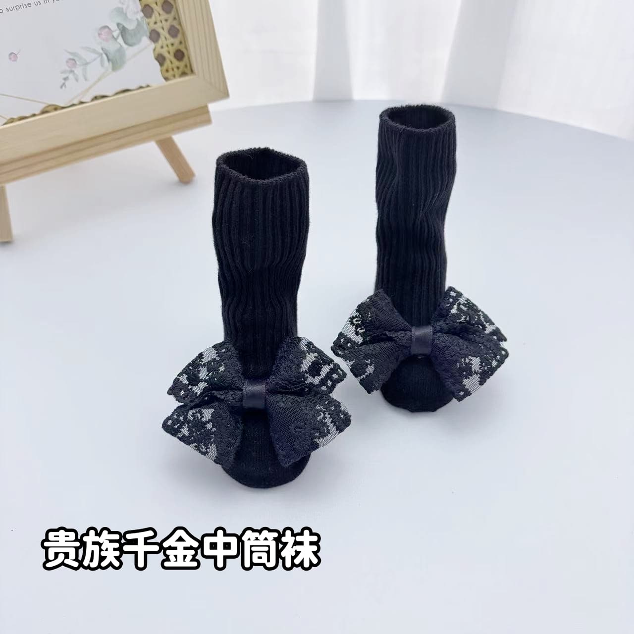 新生儿袜子春夏防滑中筒袜