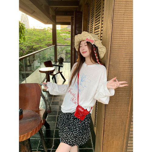 防晒罩衫女薄款夏季长袖t恤上衣