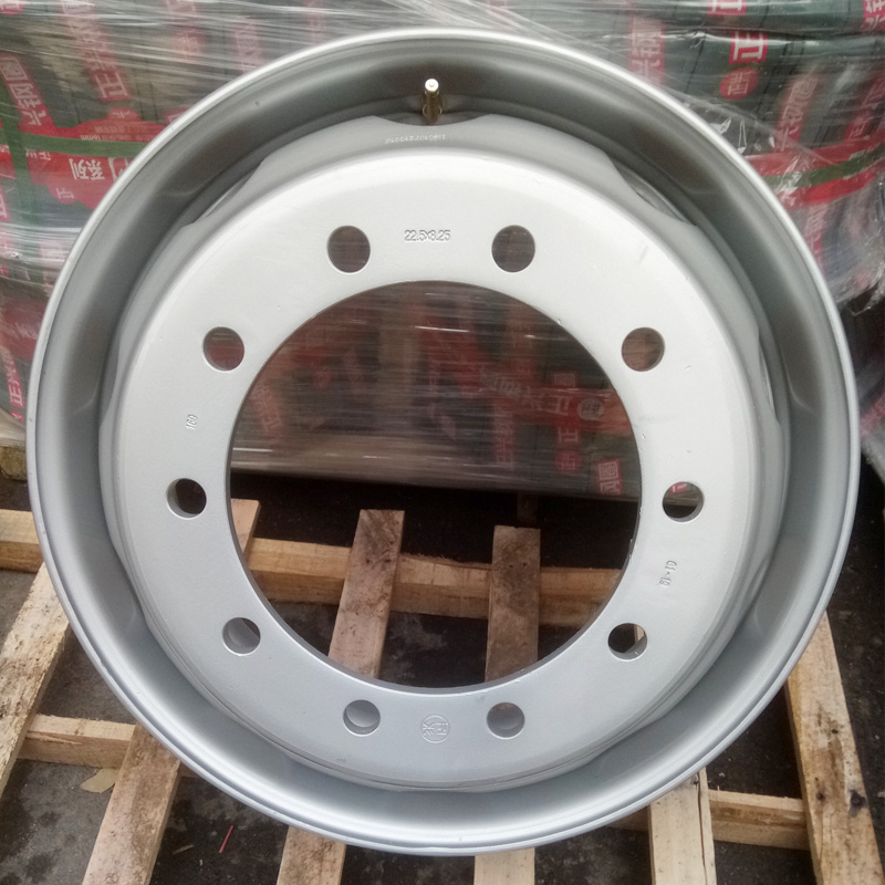 正兴正品 8.25/9.0-22.5 气门嘴外置式 真空钢圈 加厚货车轮毂