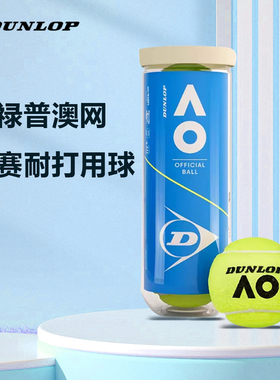 DUNLOP邓禄普网球蓝色罐装专业训练澳网比赛球轻便高弹耐打正品