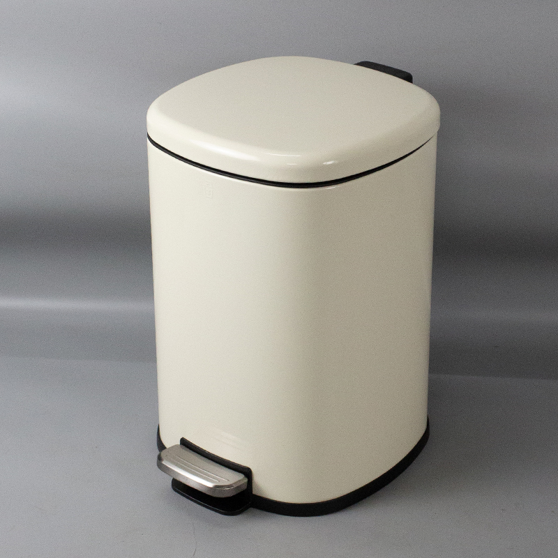 朗艺垃圾桶香草白宜家风日式简约