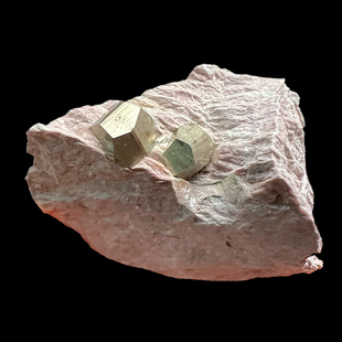 天然五角十二面体黄铁矿标本矿石矿物晶体奇石摆件地质科普教学