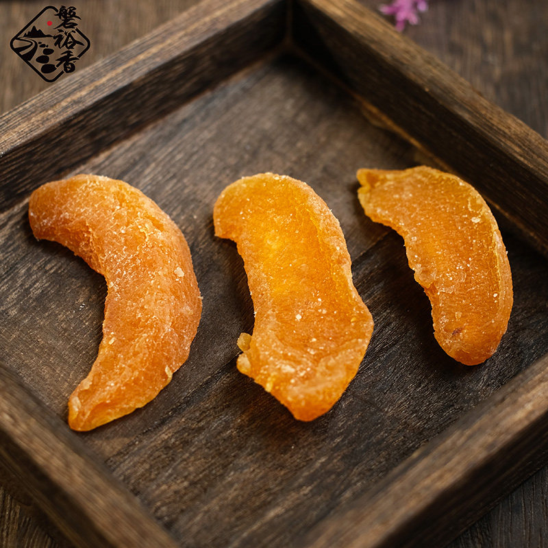 黄桃干手工晾晒水果干果肉酸甜可口休闲零食果脯蜜饯散装干果零食