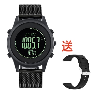 司博威海拔高度登山指南针气压钓鱼温度户外多功能防水电子手表