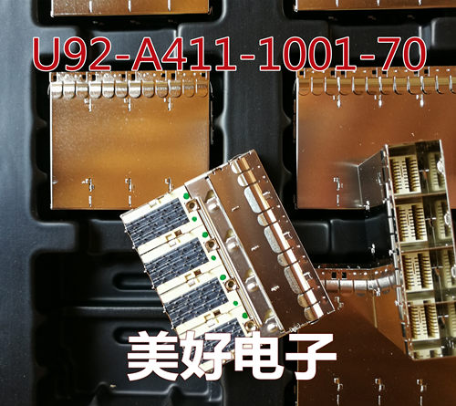 原装 Amphenol U92-A411-1001-70 I/O 连接器 MINI SAS HD 1X4