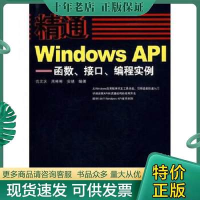 正版现货9787115190956精通WindowsAPI:函数接口编程实例【正版书籍 闪电发货】人民邮电出版社