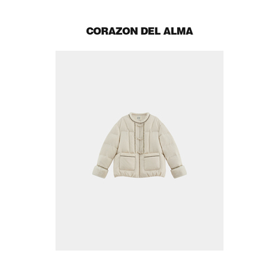 95鹅绒水貂毛拼接羽绒服