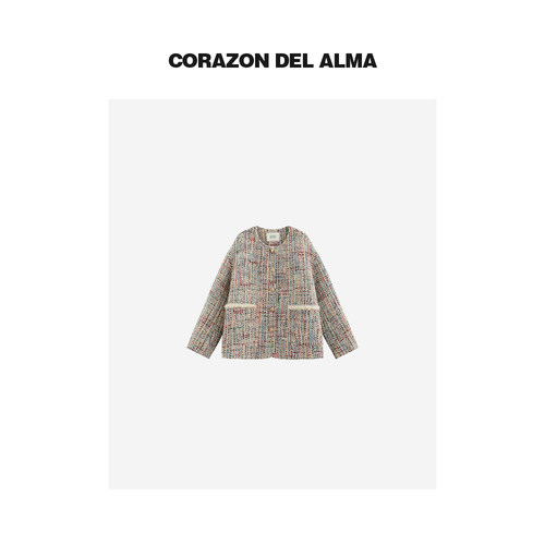 进口95鹅绒小香外套羽绒服