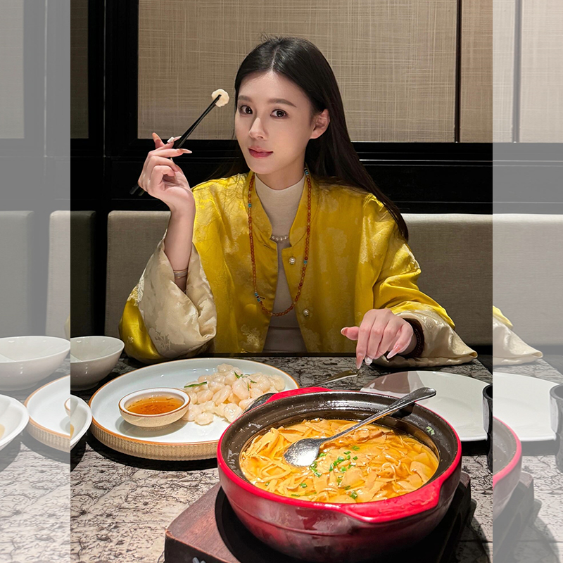 新中式国风黄色夹棉外套女秋冬