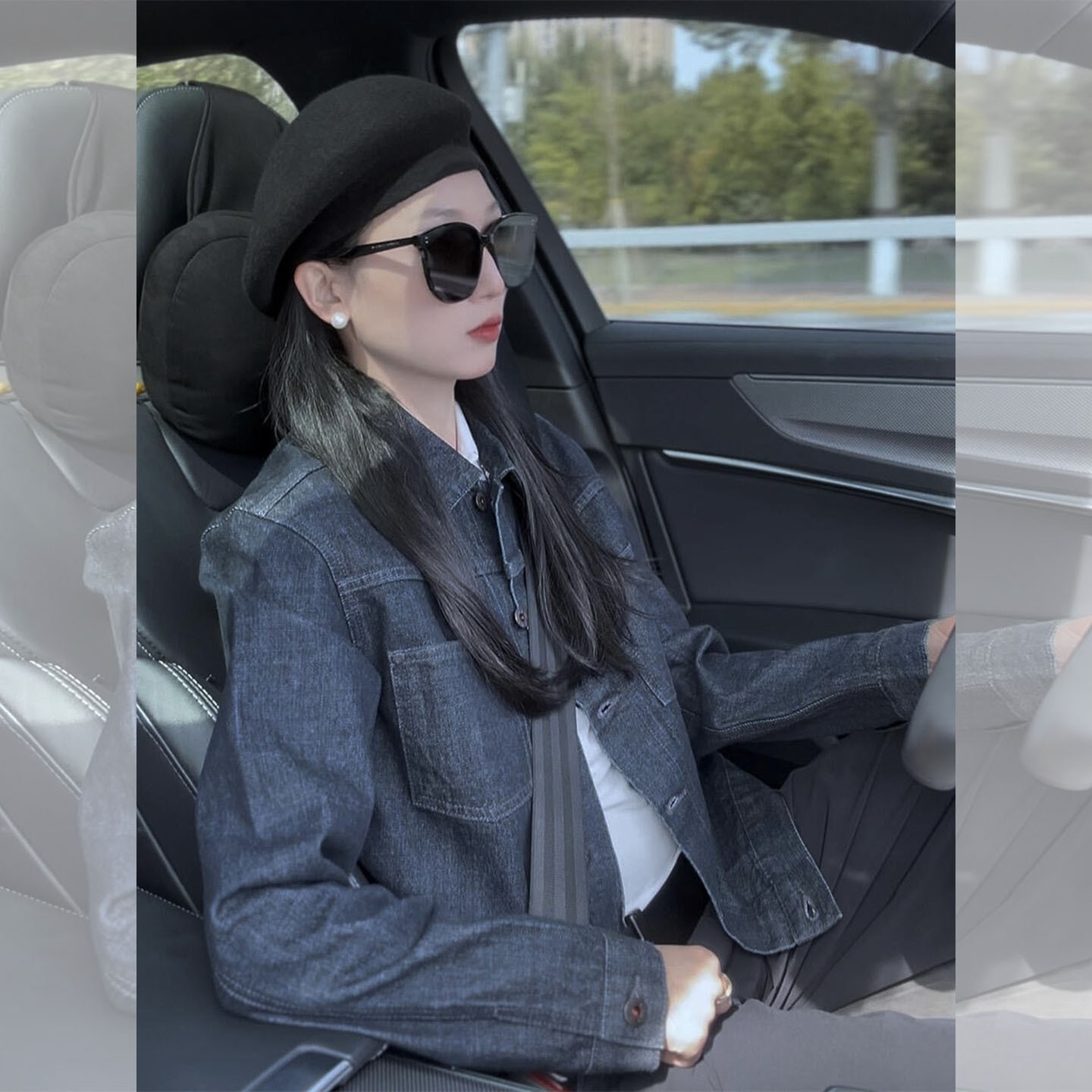 牛仔外套女早秋2025新款韩系chic高级感翻领夹克上衣