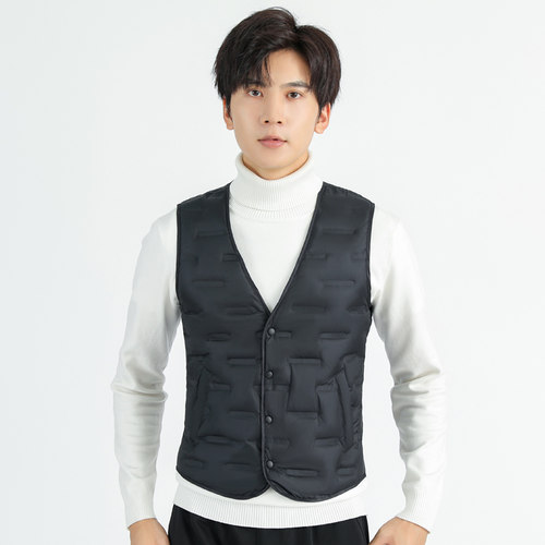 90白鸭绒羽绒马甲木创加厚不臃肿