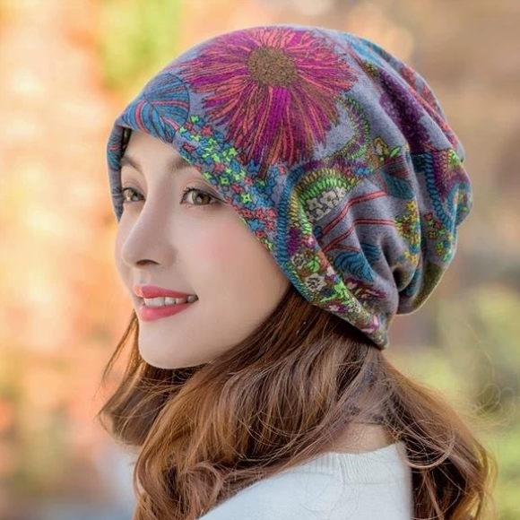 棉质薄款睡帽女外出堆堆帽时尚包头帽夏季空调帽秋冬月子帽男帽子