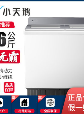 小天鹅16公斤半自动洗衣机家用