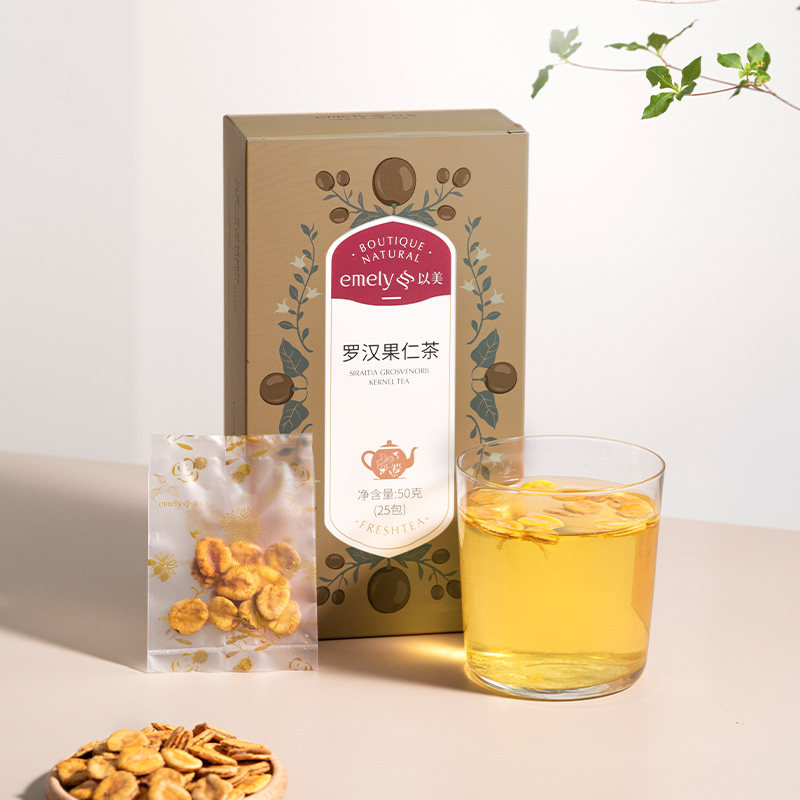 以美养生茶罗汉果仁茶 去壳罗汉果免洗送礼送老师小袋装泡水喝