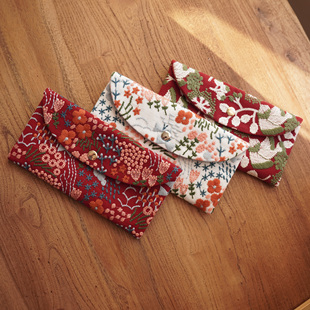 高档刺绣布艺红包袋利是封压岁钱钱包结婚中式卡通2026新款