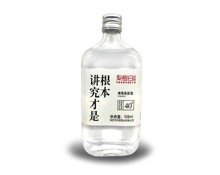 鑫梨树白酒 讲究 清香型40度108毫升小酒版  黑龙江鸡西粮食酿造