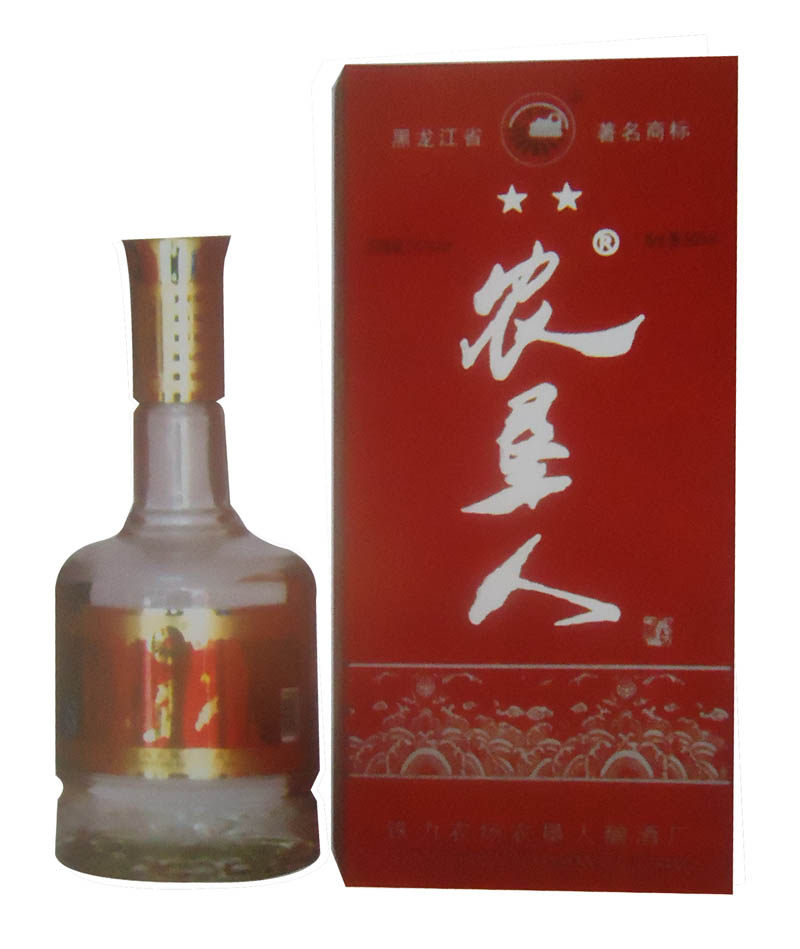 农垦人白酒 二星 浓香型35度500毫升 黑龙江北大荒铁力农场粮食酒