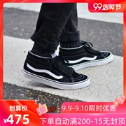 [Spot] Vans SK8-MID Vans cổ điển ở giày nam và giày vải skate VN0A391F6BT - Plimsolls