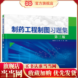 制药工程制图习题集 钱红亮 第三版 制药工程药物制剂生物工程制药机械及设备类工程制图课程教学 制图基本训练正投影原理应用书籍