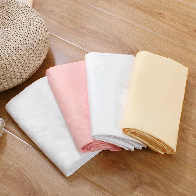 可定做贡缎提花被套纯色全棉60支高端面料蚕丝羽绒棉花被专用被罩