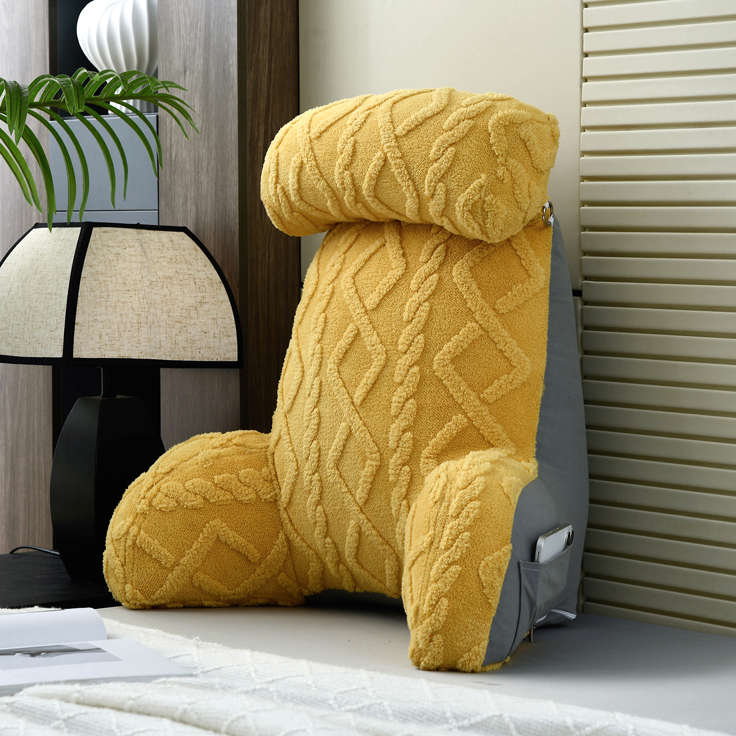 床头靠枕大靠垫床上玩手机懒人看书神器软包孕妇护腰颈支撑靠背垫