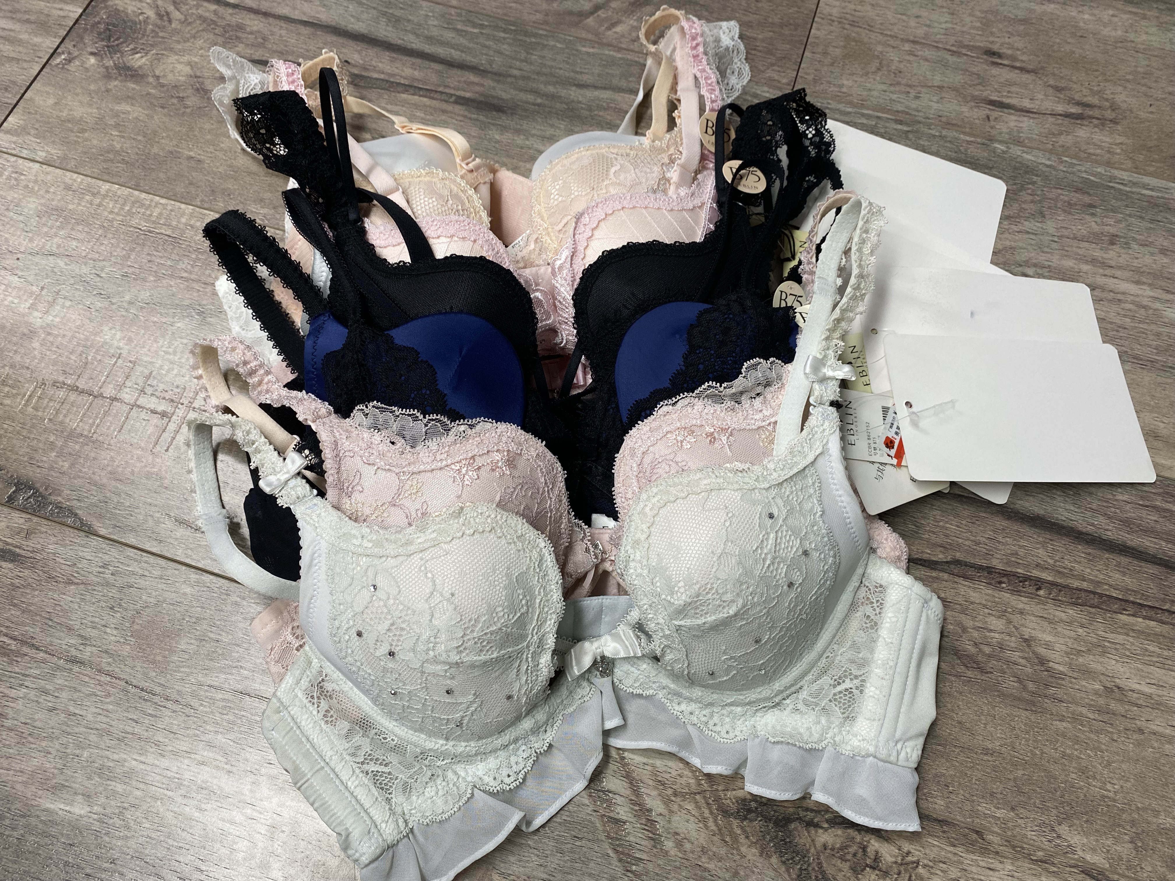 依恋E家内衣女薄款透气聚拢小胸上托收副乳防下垂蕾丝舒适文胸罩