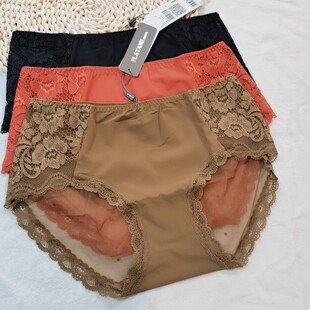 梧桐本色21225女士内裤全棉裆裤头女生中低腰三角裤短裤WK21227