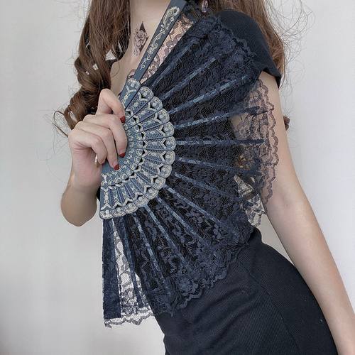 拍照舞蹈表演夏季花边欧式复古