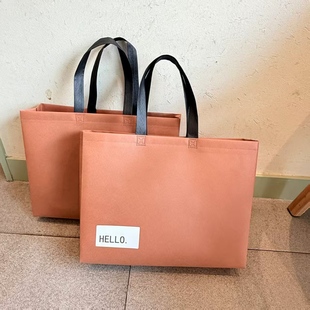 购物袋 包装 服装 店手提袋子无纺布袋定制印刷logo订做宣传环保女装