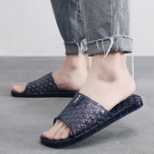 新拖鞋 男士 室内平底防滑浴室居家居塑料防臭洗澡大码 夏季 凉拖鞋 男