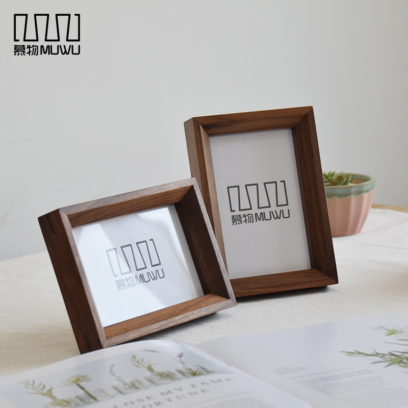 实木相框【慕物】6寸桌面拼图相框高端挂墙相片高档原木画框包邮|msdalam kategori Aksesori rumah, photo Frame/Frame - dari Buy2taobao.com untuk memberikan perkhidmatan ejen Taobao profesional membeli