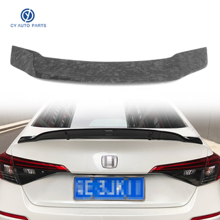 适用十一代思域尾翼2022款型格11代本田思域合法改装原厂高配尾翼