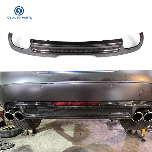 适用于08-14奥迪TT TTS小包围改装带灯双边单出四出后唇 尾翼尾唇