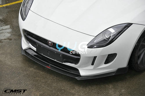 F-TYPE 改装碳纤前唇 前扰流 碳纤维 前铲 前下巴 捷豹FTYPE改装