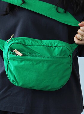 布谷森林女士新款户外小方包尼龙布轻便休闲百搭单肩斜挎包B645