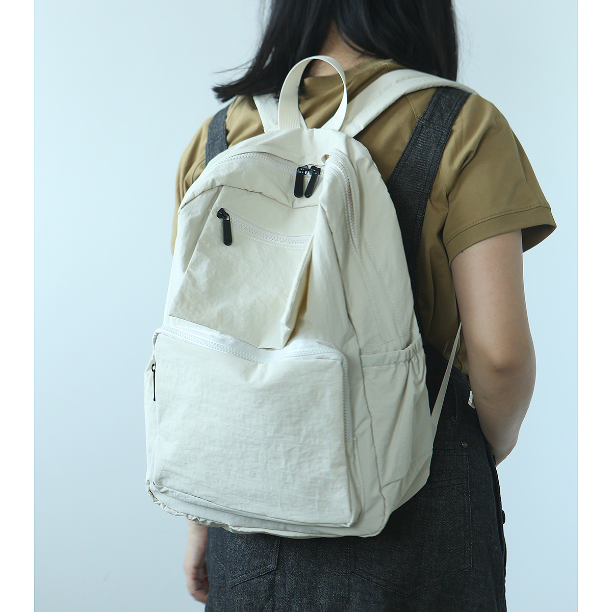 尼龙布包布谷森林背包双肩包日系