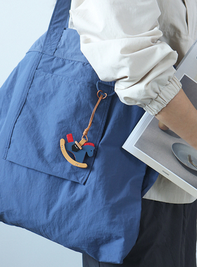 布谷森林春夏新款柔软大容量手提包尼龙布单肩斜挎布包超轻B627