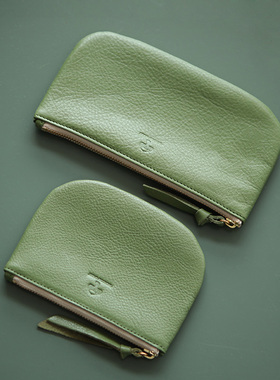 女式真皮零钱包牛皮拉链短款小钱包文艺长款手包小卡袋手机硬币软