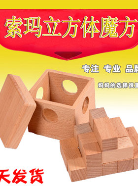 儿童七巧板智力拼图积木制索玛