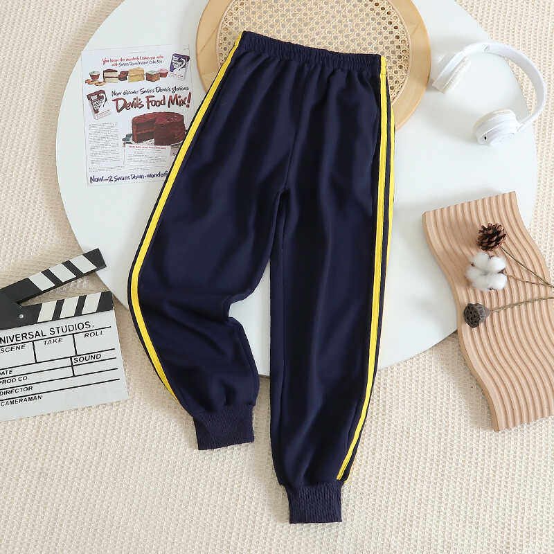 小学生校服裤新款条纹杠松紧腰休闲运动百搭运动裤惠州梅州学生裤,童装/婴儿装/亲子装,裤子,淘宝优惠券,粉丝福利购,淘宝优惠卷